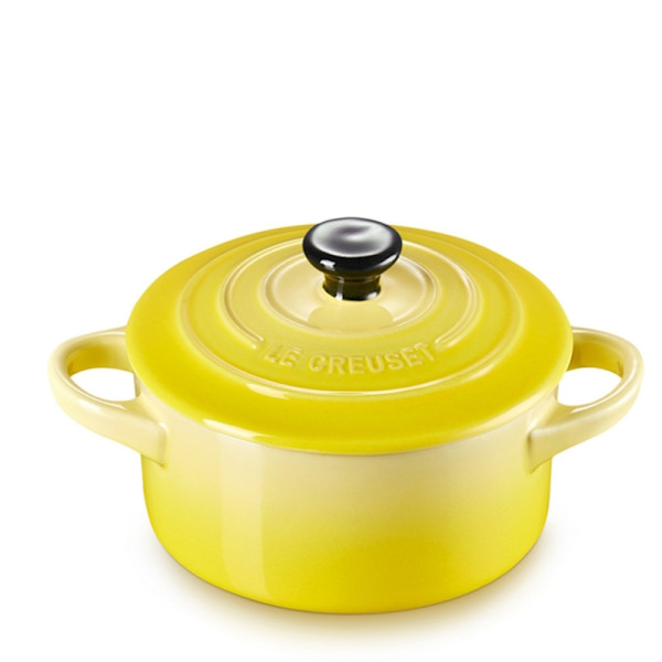 Mini Cocotte céramique Jaune Citron, 10 cm - Le Creuset | Art. 71901104030100 - Vue 1