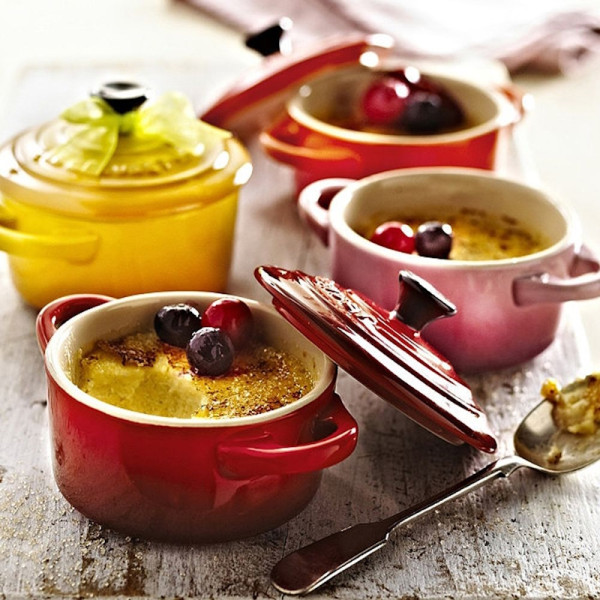 Mini Cocotte céramique Jaune Citron, 10 cm - Le Creuset | Art. 71901104030100 - Vue 4