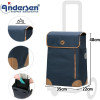 Scala Shopper Plus Weda. Sac pour chariot 36L Bleu - Andersen Shopper | Art. 2-201-90 - Vue 1
