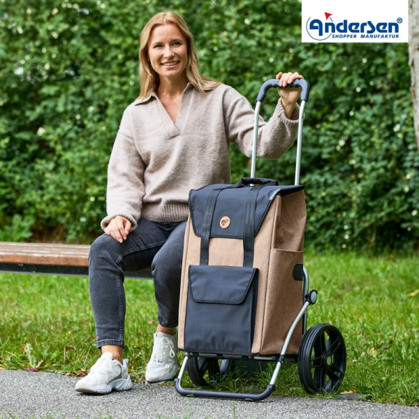 Royal Shopper Senta 2.0. Chariot de 2 à 6 roues 49L - Andersen Shopper