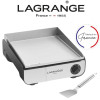 Plancha électrique inox Pro+ avec spatule, - Lagrange