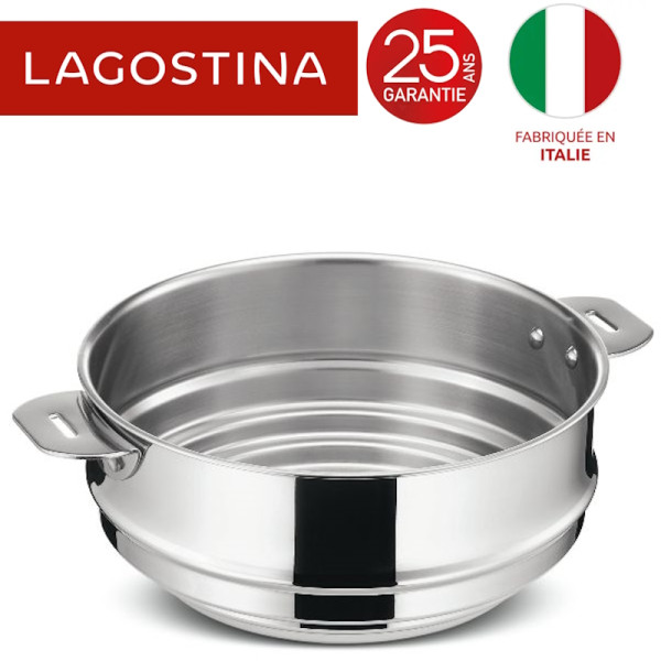 Salvaspazio+. Cuit vapeur universel 16 à 20 cm - Lagostina | Art. 8002531548343 - vue 1