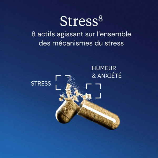 Complexe Stress 8 actifs - 90 gélules - Dynveo | Art. STRESS8 - Vue 2