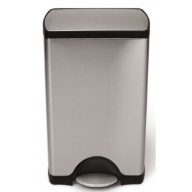 Deluxe Rectangular. Poubelle 38 l  inox  - Simplehuman CW1814