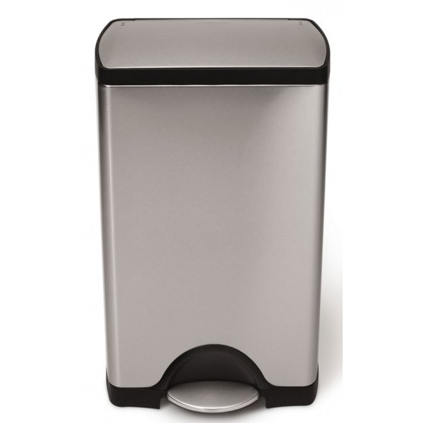 Deluxe Rectangular. Poubelle 38 l  inox  - Simplehuman CW1814
