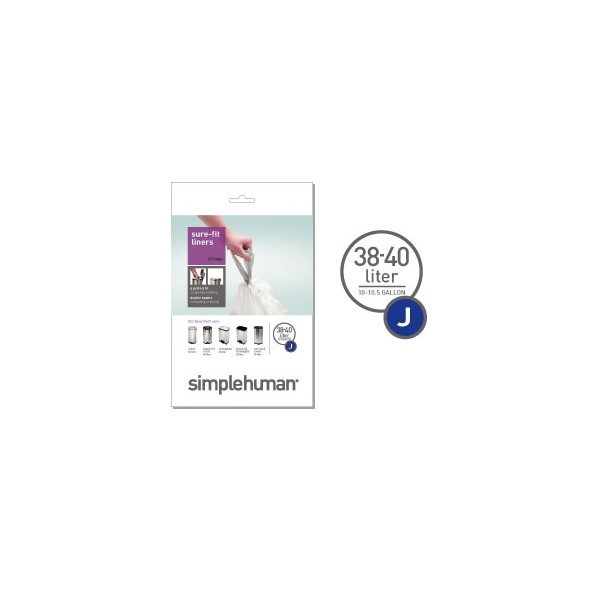 Deluxe Rectangular. Poubelle 38 l  inox  - Simplehuman CW1814