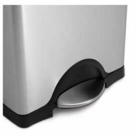 Deluxe Rectangular. Poubelle de 50 l inox  - Simplehuman CW1816