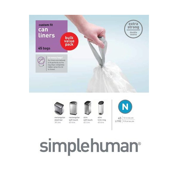 Sacs de Poubelle 45-50 litres (N) - Simplehuman | Art. 0838810024141 - vue 2