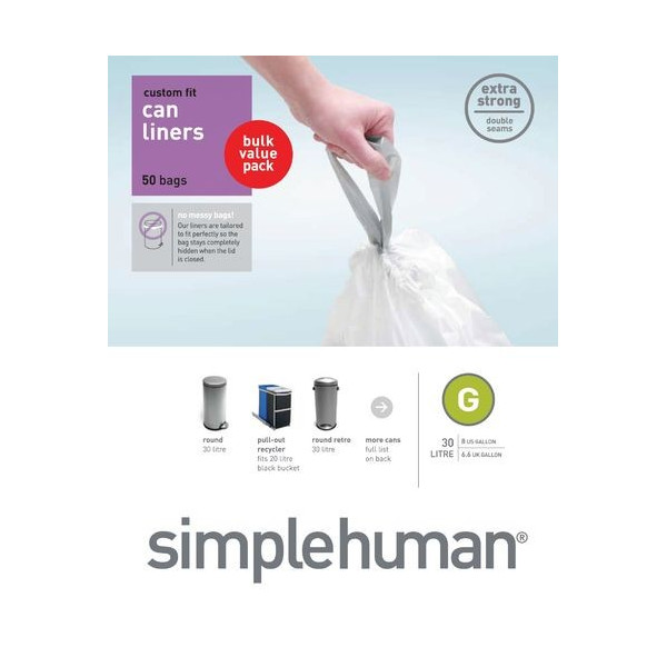 Sac de Poubelle 30 litres (G) - Simplehuman | Art. 0838810024097 - vue 2