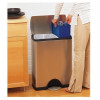 Rectangular Recycler. Poubelle 2 bacs 30+16 L - Simplehuman | Art.  0838810006826 - vue 3