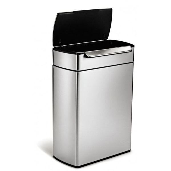 Touch Bar Recycler. Poubelle de bacs 2x24 litres - Simplehuman | Art 0838810015835 - vue 2