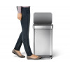 Poubelle rectangulaire inox + réserve à sacs 45L - Simplehuman |Art.  0838810017815  - vue 5