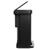 Poubelle rectangulaire Recycler noire + réserve à sacs 2 bacs 24+34 L - Simplehuman | Art. 0838810026985 - vue 3