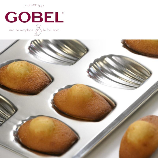 Plaque 12 madeleines - fer blanc - 395 x 200 x 17 mm - Tellier | Art. vue 4