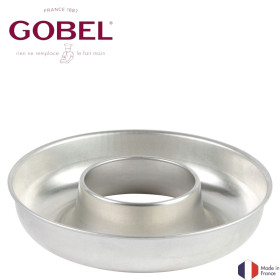 Savarin débouché 24 cm, Ht. 5 cm - fer blanc - Gobel | Art. 3075301240506