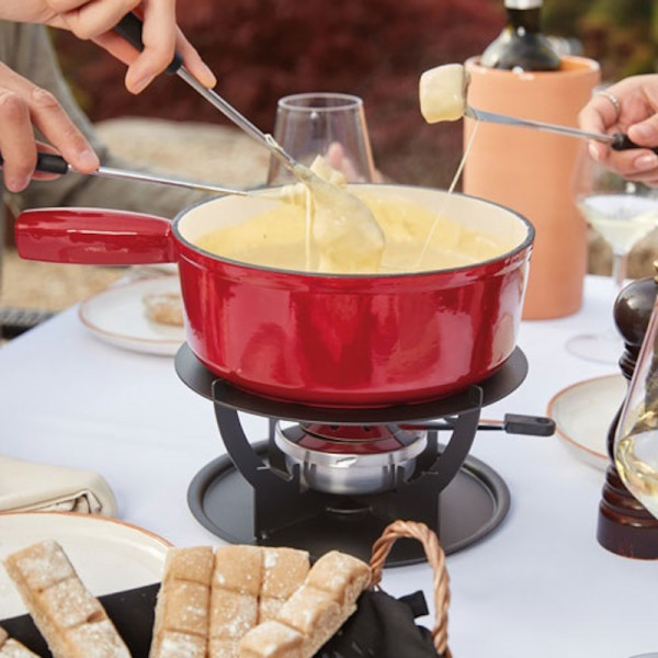 Poêlon à fondue de 20 cm Rouge - Nouvel AG | Art. 7611172287262 - vue 2