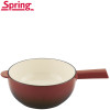 Saas-Fee. Service à Fondue en fonte 20 cm, 2 L rouge - Spring |Art. 4052356012592 - vue 4