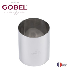 Cercle à entremets Vacherin inox - 8 cm - Ht 6 cm - Gobel | Art. 864910