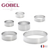 Cercle à entremets Vacherin inox - 8 à 30 cm - Ht 6 cm - Gobel | Art. 864990