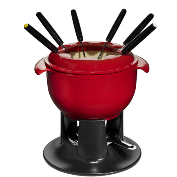 Tulipe. Service à fondue mixte 21 cm rouge - Chasseur | Art. 3244331010131 - vue 1