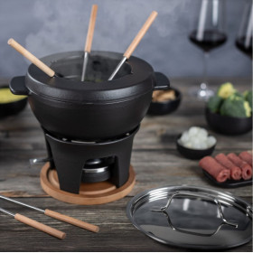 Glacier. Service à fondue mixte 24 cm - Kuhn Rikon | Art. 7610154323325 - vue 2