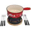 Service à fondue - Montagne Rouge & Chamonix 22 cm - Table & Cook | Art. 3188171308907