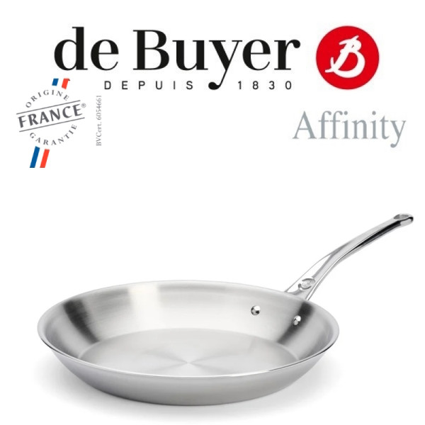 Affinity. Poêle inox  multicouche (5-ply) 32 cm - De Buyer | Art. 3724-32 - vue 1