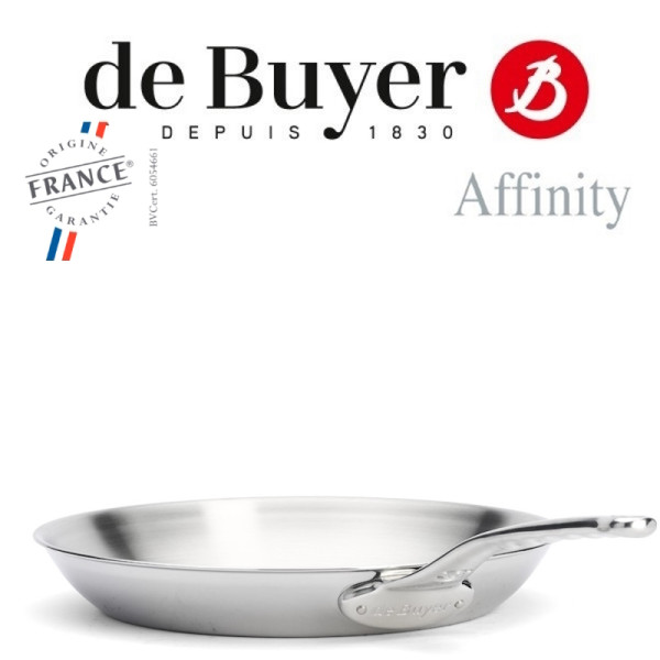 Affinity. Poêle inox  multicouche (5-ply) 32 cm - De Buyer | Art. 3724-32 - vue 3