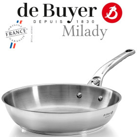Milady. Poêle inox de 20 à 32 cm - De Buyer | Art. 3412.28 - Vue 1