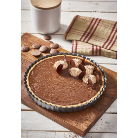 Moule à tarte cannelé fond fixe 28 cm - De Buyer | Art. 3011244705283 - vue 3