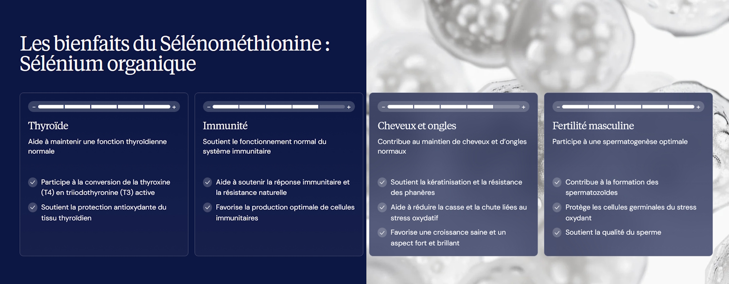 Les bienfaits du Sélénium organique par Dynveo
